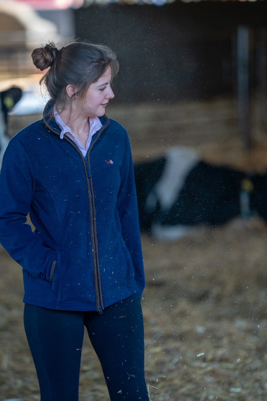The Evil Fox full-zip ladies fleece