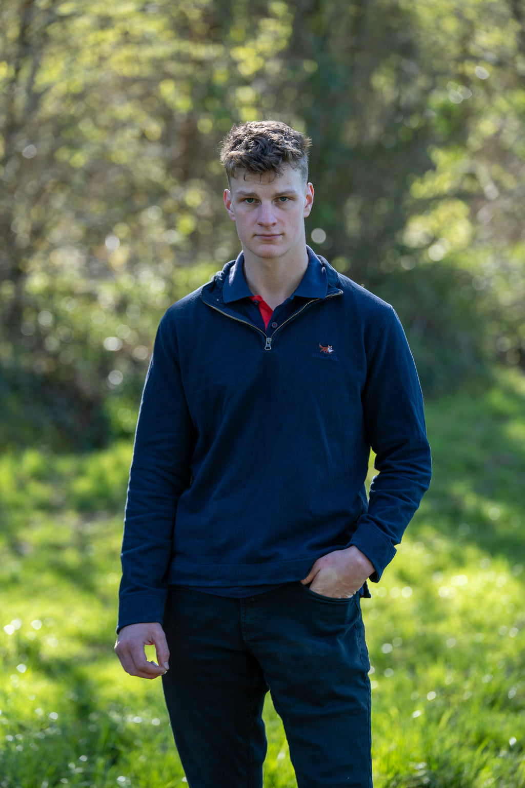 Evil Fox Quarter Zip